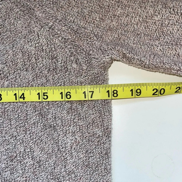 Abercrombie & Fitch Light Pink Marled Mock Neck Pullover Sweater Small Women’s - Picture 6 of 10